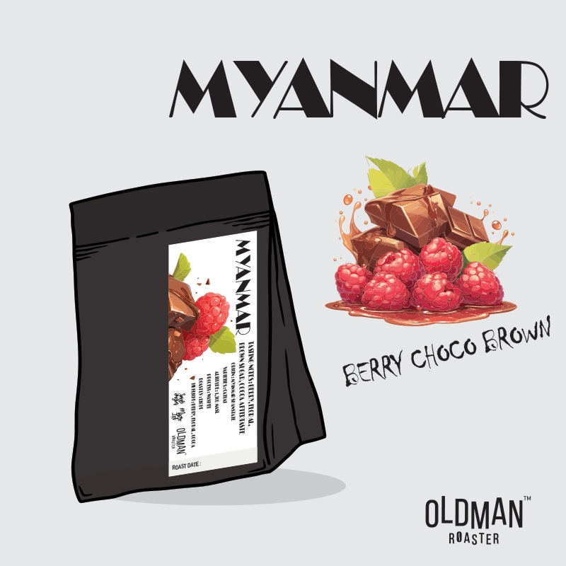 เมล็ดกาแฟ MYANMAR SHAN STATES  (คั่วอ่อน) "LIGHT" by OLDMAN ROASTER