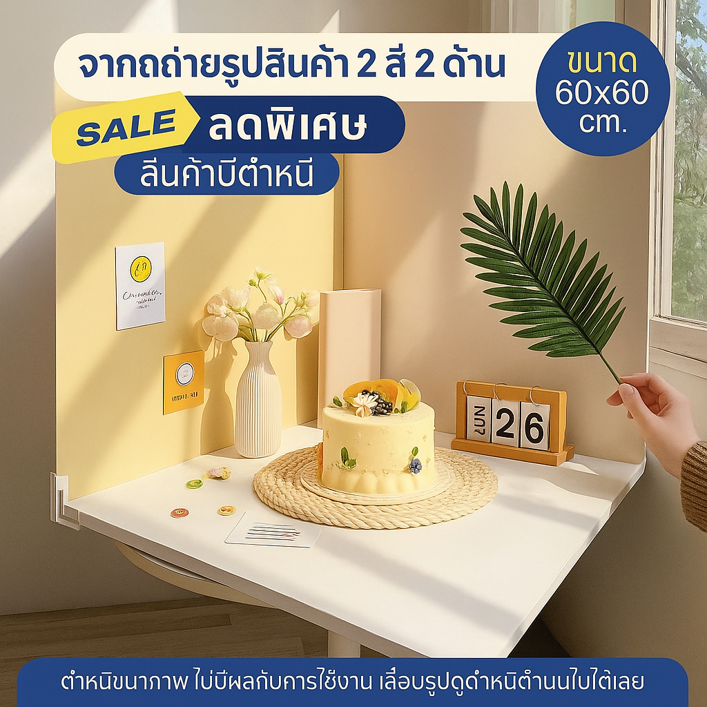 🔥ฉากถ่ายรูป PVC พื้นหลังถ่ายรูปสินค้า ถ่ายรูปอาหาร ฉากหลังสตูดิโอ พื้นหลังถ่ายสินค้า ฉากถ่ายรูปของกิน ส่งจากไทย