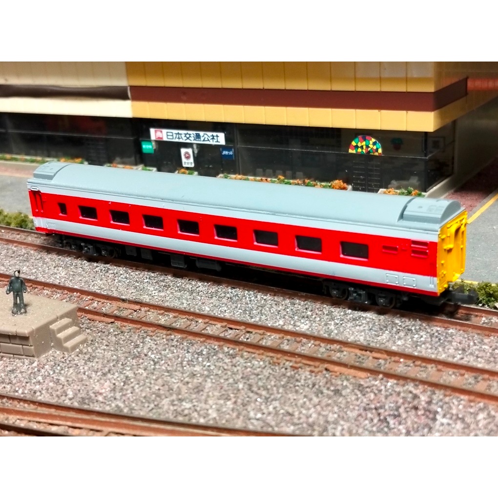 โมเดลรถไฟไทย N scale โมเดลตู้โดยสาร โมเดล รถไฟไทย บชส ตู้โดยสารชั้น 3 ตู้โดยสารรถไฟไทย ชั้น 3 โมเดลร