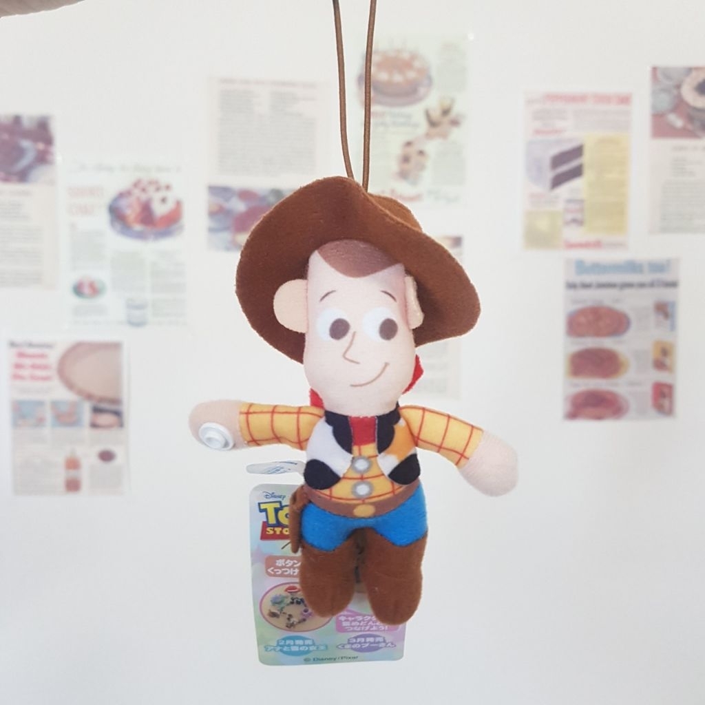 พวงกุญแจtoystory พวงกุญแจวู๊ดดี้ woody sega มือ1 ของแท้100%
