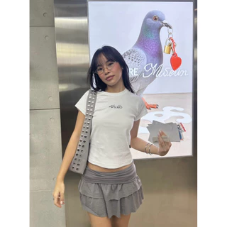 AHOLICBKK | เสื้อทรง BABY TEE TAGGED for Style