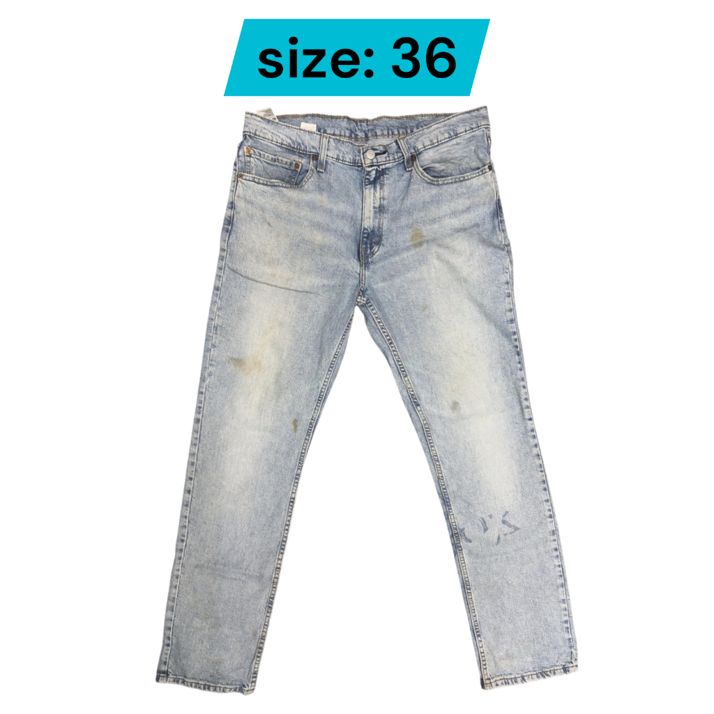 กางเกงยีนส์ ลีวาย 511 เอว36 ยาว 42 ขา 7.5 มือสอง รหัสs36