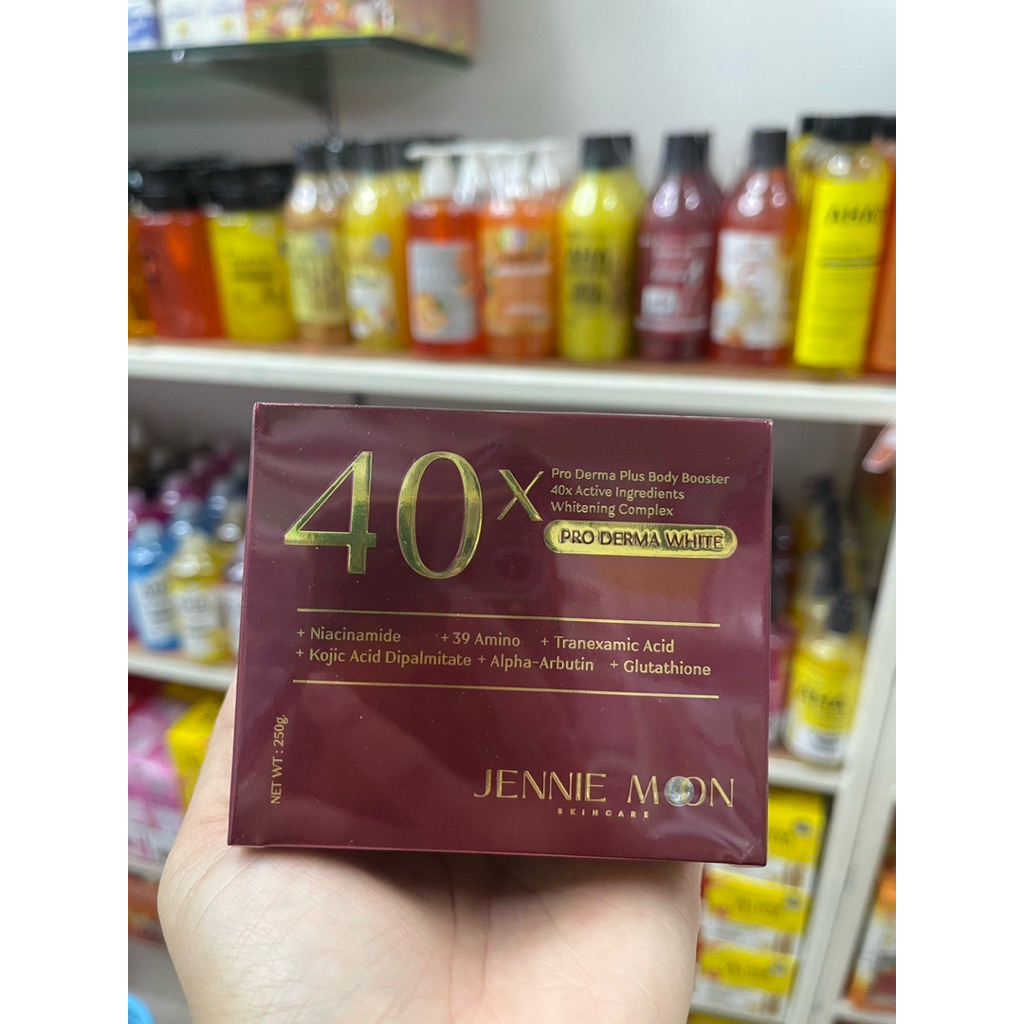 JENNIE MOON 40X Pro Derma Plus Body Booster 250g. เจนนี่ มูน