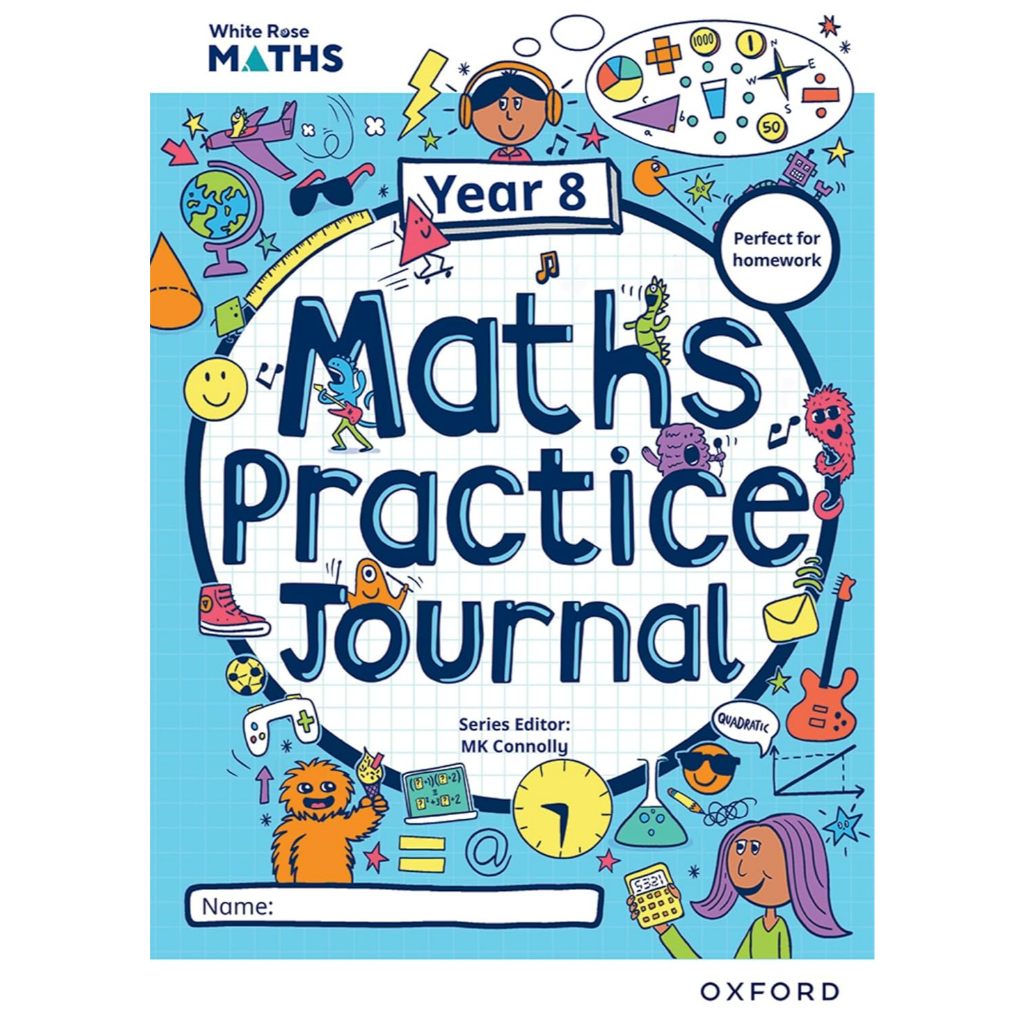 Whiterose Maths Workbook Year8 / Grade7 / ม1 | Maths Homework Book | Oxford University Press ลิขสิทธิ์แท้💯