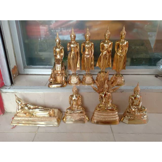 พระบูชาประจำวันเกิด ขนาด 3นิ้วและ5นิ้ว | พระทองเหลืองแท้ ขัดเงา ประจำวันเกิดครบ7วัน พร้อมส่ง