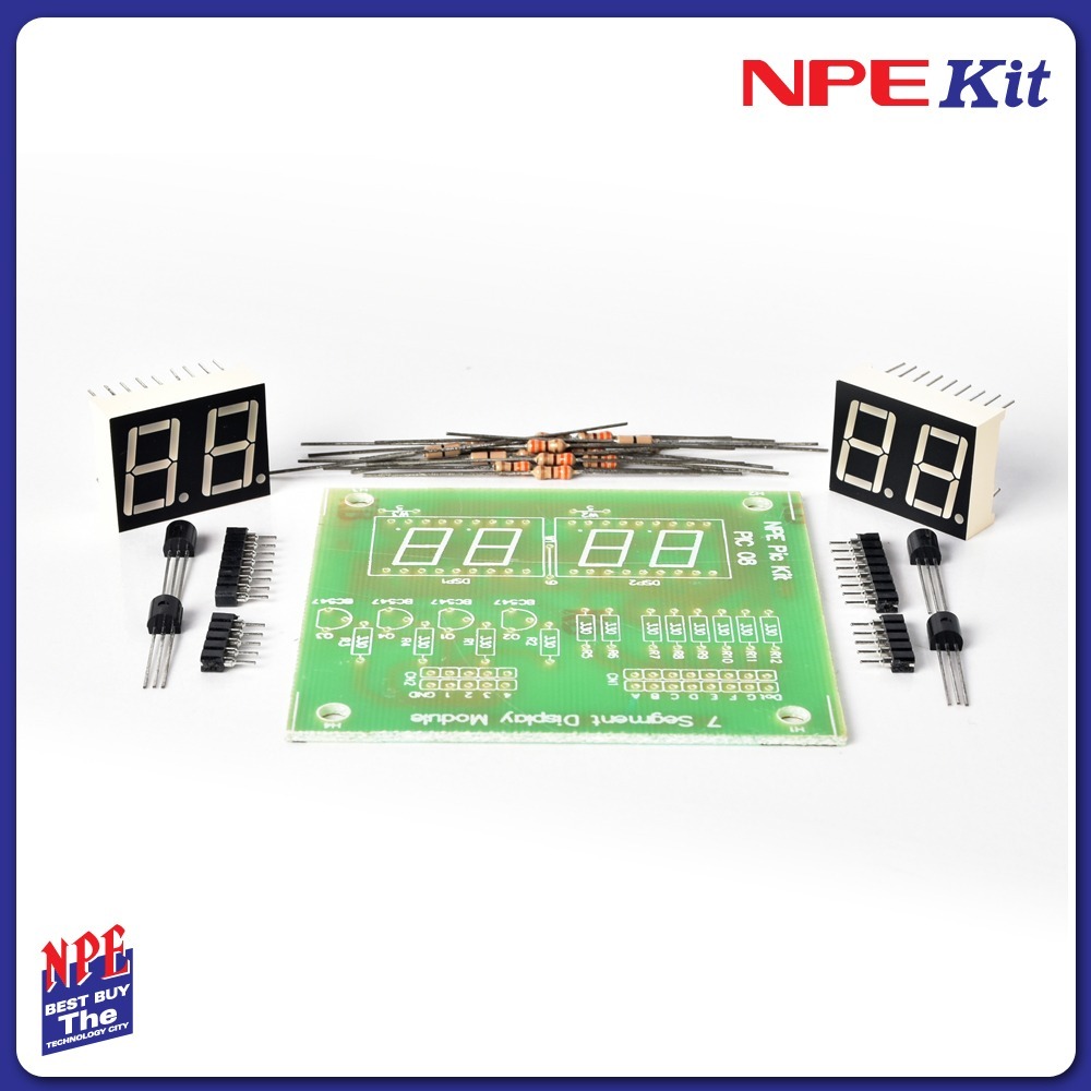 NPE Kit 7 Segment Display Module PIC-08 ไม่ลงปริ้นท์