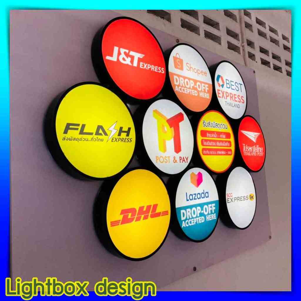 ขนส่ง Flash Best Express J&T SCG Express Thai Post dhl lazada ไปรษณีย์ แฟลช เจแอนที ดีเอสแอล ป้าย ป้