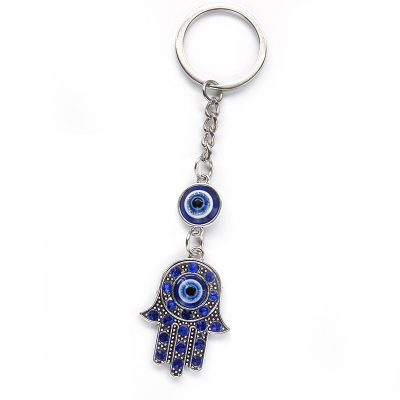 พวงกุญแจ ดวงตาปีศาจ Evil eye นัยน์ตาปีศาจ เครื่องรางนำโชค ขับไล่สิ่งชั่วร้าย เสริมฮวงจุ้ย ห้อยโทรศัพท์ จี้ห้อยมือถือ ราคา ถูกที่สุด ดีลบีเคเค แกลเลอรีภาพที่ 5