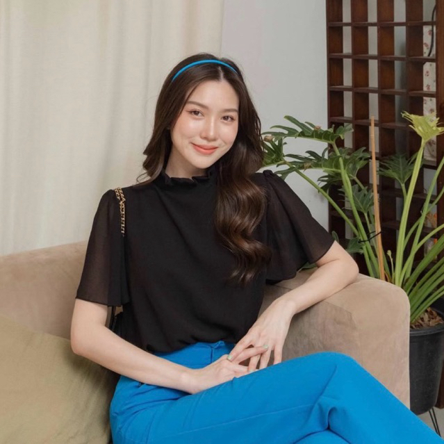 (พร้อมส่ง) Kimmame - เสื้อ รุ่น Elsa Chiffon Blouse 9 สี