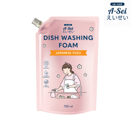 เอ-เซย์ โฟมล้างจาน สูตรออร์แกนิค (Refill) 750ml