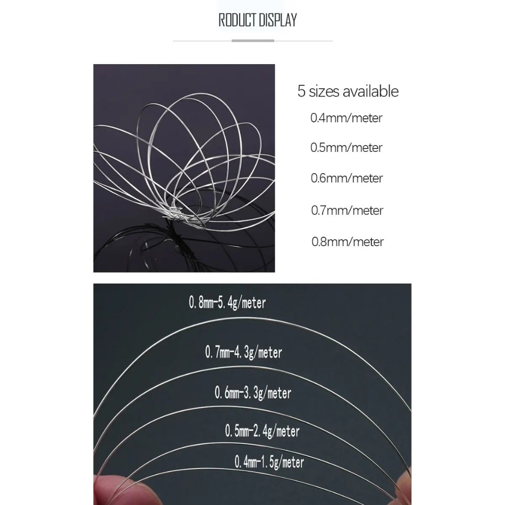ลวดเงินแท้ ขนาด 0.3-1 mm. ยาว 10-20 cm. สเตอร์ลิงแท้ 925