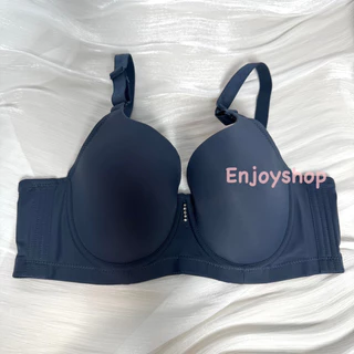 Anny8807D เสื้อในไซส์ใหญ่ Cup D 40–54 เต้าลึก มีโครง 4 ตะขอ เสื้อในสาวอวบ เนื้อผ้าเกรดขึ้นห้าง