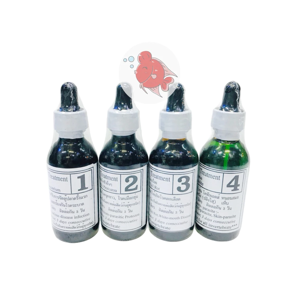 Bio knock ไบโอน็อค 1 2 3 4 ขนาด 60 ml สำหรับปลาสวยงาม