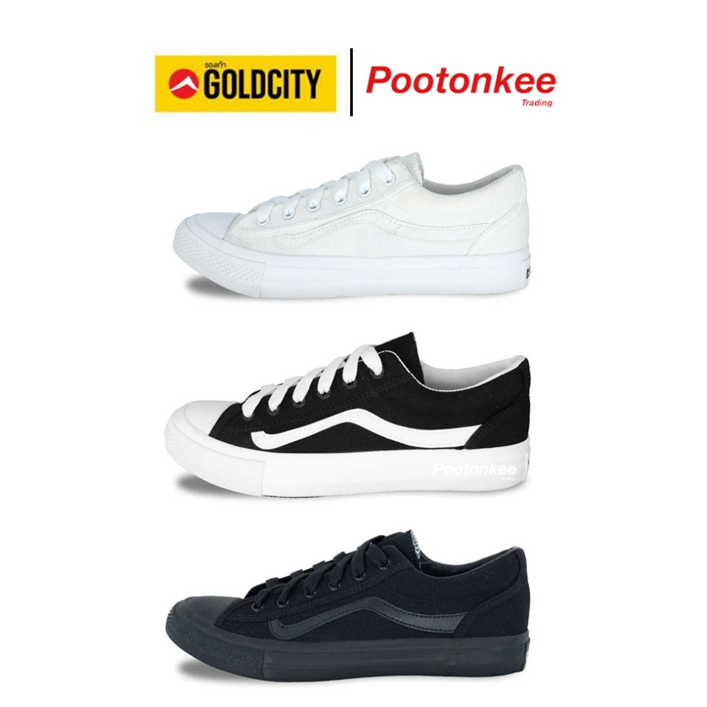 Gold City รุ่น NO502 โกลด์ซิตี้ Gold WAVE รองเท้าผ้าใบแฟชั่น Size 37-45