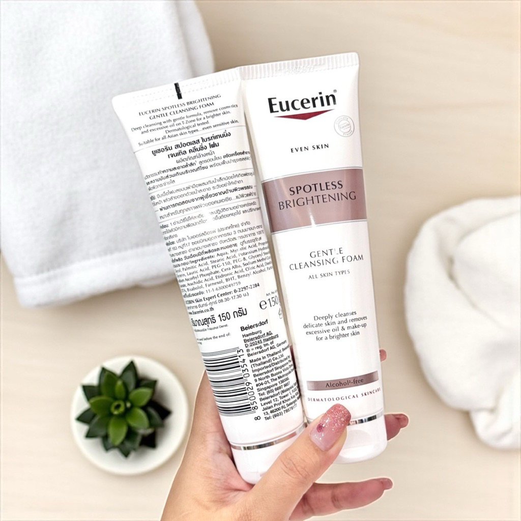 E✨ucerin โฟมล้างหน้า Spotless Brightening มีสูตรและขนาดให้เลือก