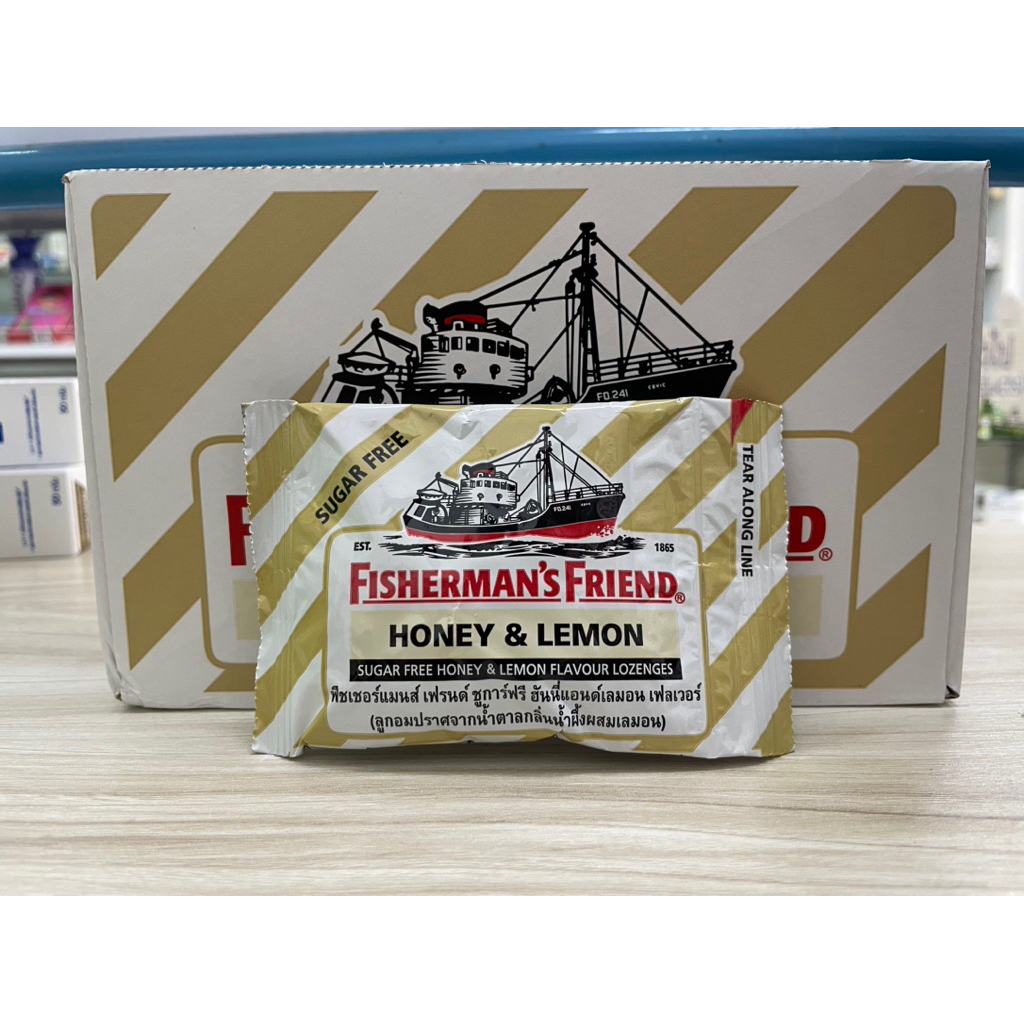 Fisherman’s Friend ฟีชเชอร์แมนส์ เฟรนด์ น้ำผึ้งผสมเลมอน Honey&Lemon