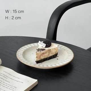 จานเค้ก ขนม จานคาเฟ่ เกาหลี มินิมอล น่ารัก