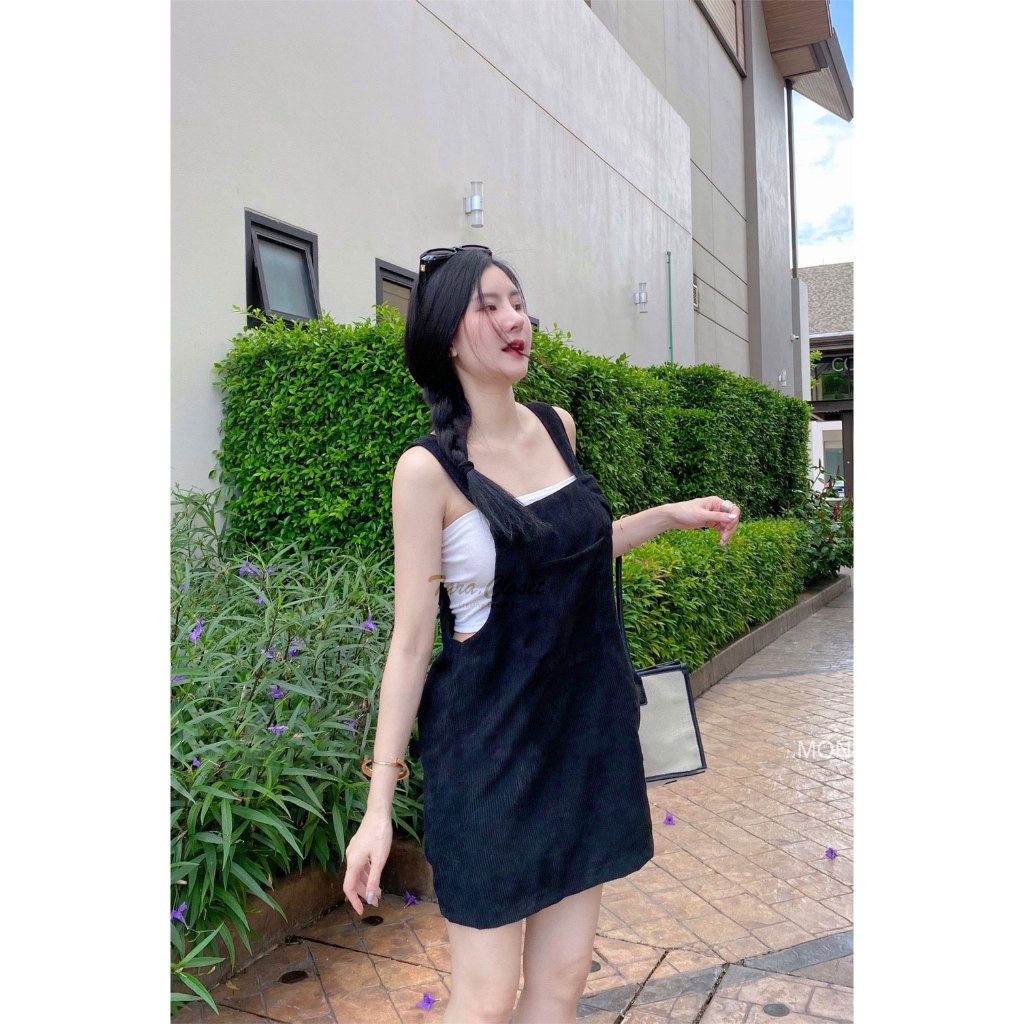 BA048 TARA เอี้ยม กระโปรงผ้าลูกฟูก ร่องใหญ่ มีกระเป๋าด้านหน้า ทรงสวย ใส่แล้วน่ารักมากๆ ผ้าดี ใส่สบาย ใส่ได้ทุกโอกาส