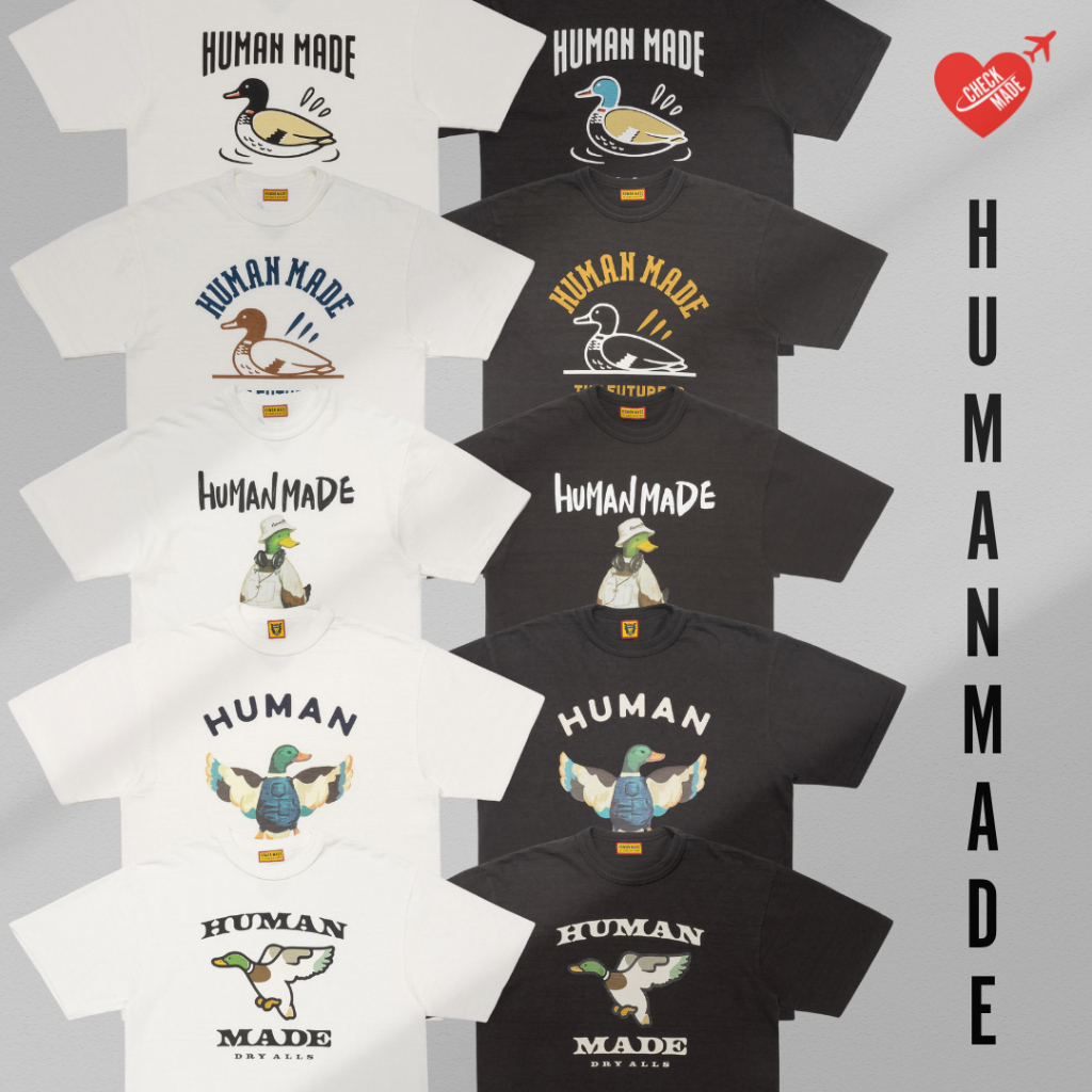 เสื้อ HUMAN MADE รวมคอลเป็ด by CHECK MADE Japan ขายเฉพาะของแท้เท่านั้น