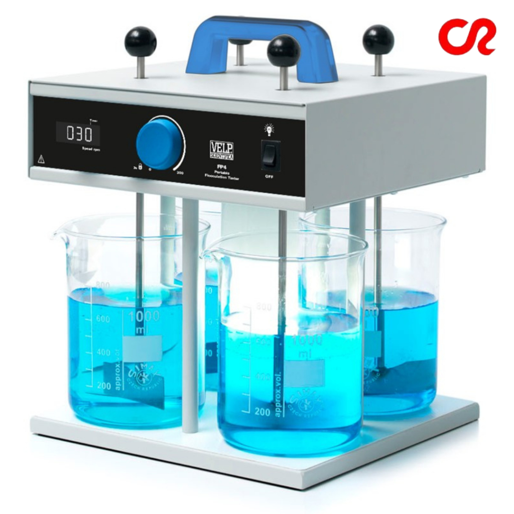 เครื่องวิเคราะห์การตกตะกอน ( JAR TEST ) รุ่น FP4 Portable Flocculator ผลิตภัณฑ์ยี่ห้อ Velp/Italy รหั