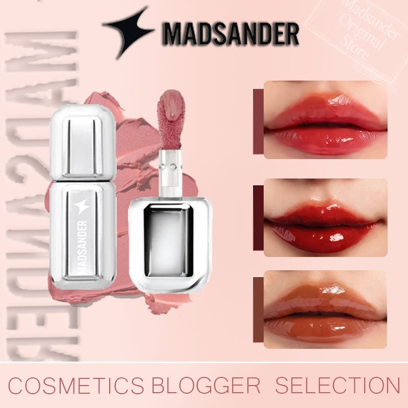 Lipstick Madsander Dewy Glow Lip Tint 01 SOBER 4g. ลิปสติก แมดแซนเดอร์ ลิปทิ้นท์ติดทนนาน (ลิปสร้างปา