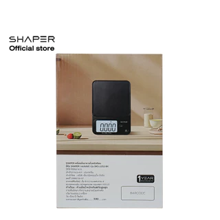 Shaper เครื่องชั่งน้ำหนักในครัวแบบดิจิตอล รุ่น DKS-2252 Bk 5kg.