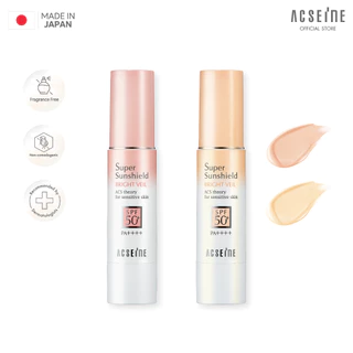 ACSEINE Super Sunshield BRIGHT VEIL (SPF50+ / PA++++) กันแดดเมคอัพเบส โทนอัพผิสวย สำหรับผิวแพ้ง่าย