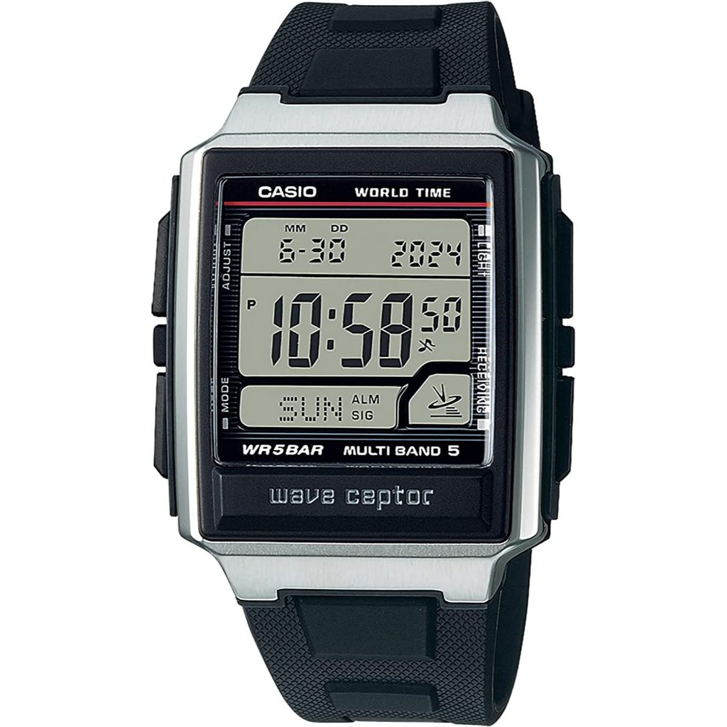 CASIO Wave Ceptor WV-59R-1AJF Japan Quartz Digital Watch Men’s Black Resin Band【Direct from Japan】