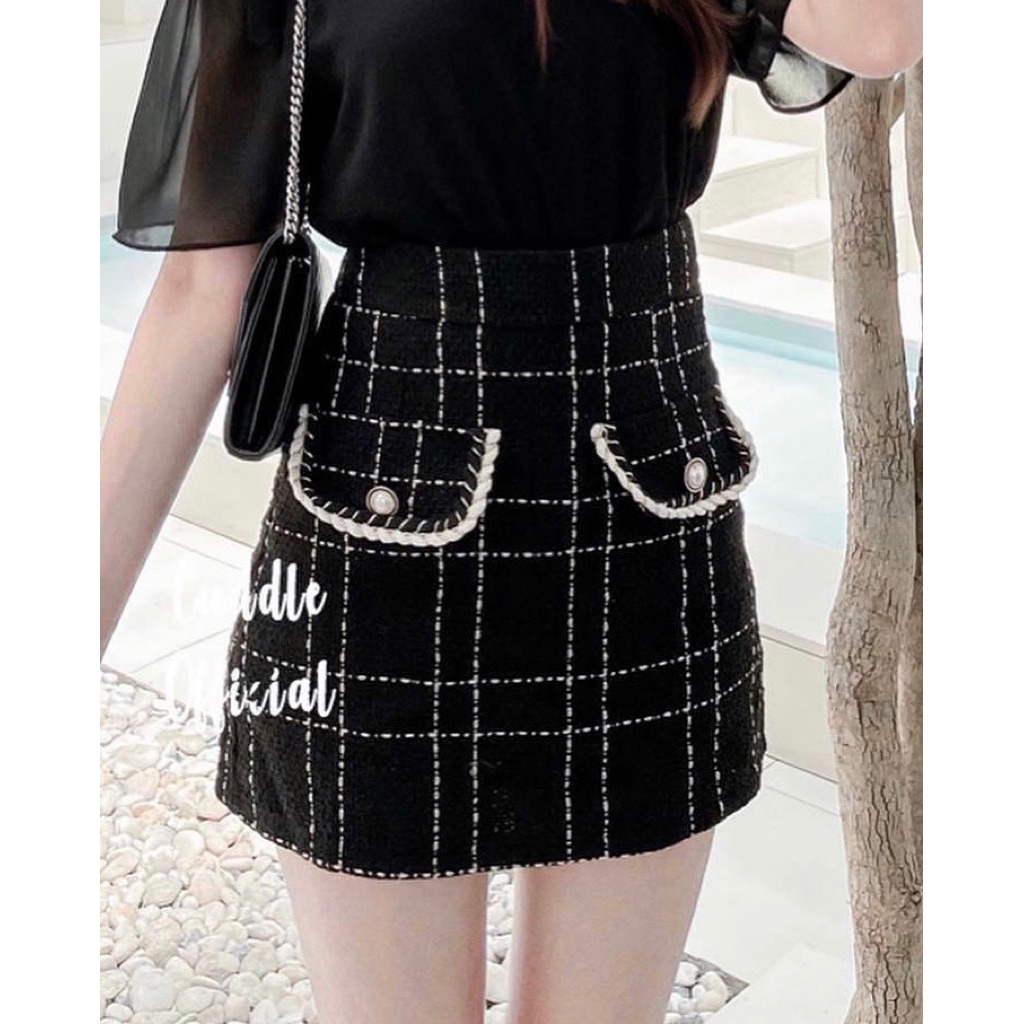 Cuddle.official – Basic Tweed (กระโปรงทวิต)