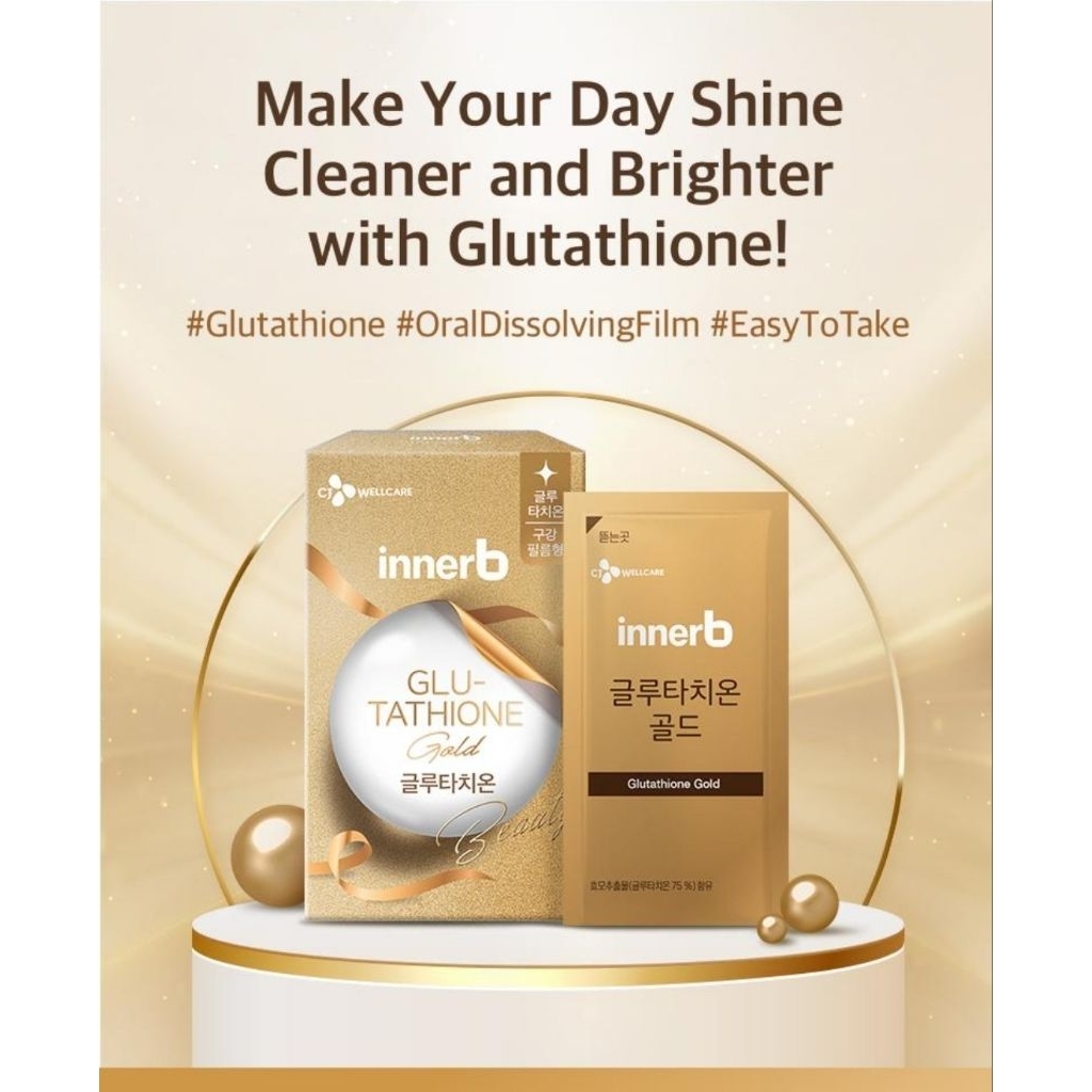 exp.2027​
Innerb Glutathione Gold 30 Sheets
