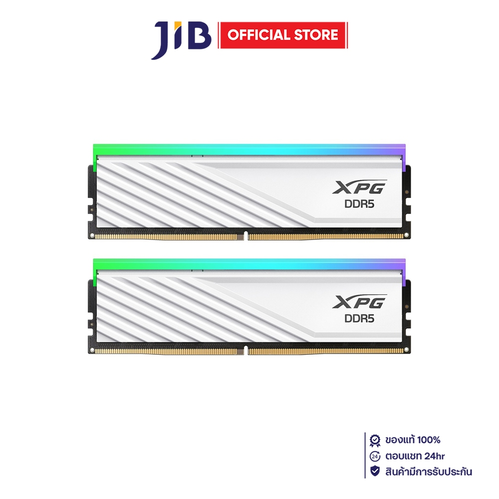 32GB (16GBx2) DDR5 6000MHz RAM (หน่วยความจำ) ADATA XPG LANCER BLADE RGB DDR5 - AMD EXPO INTEL XMP CL