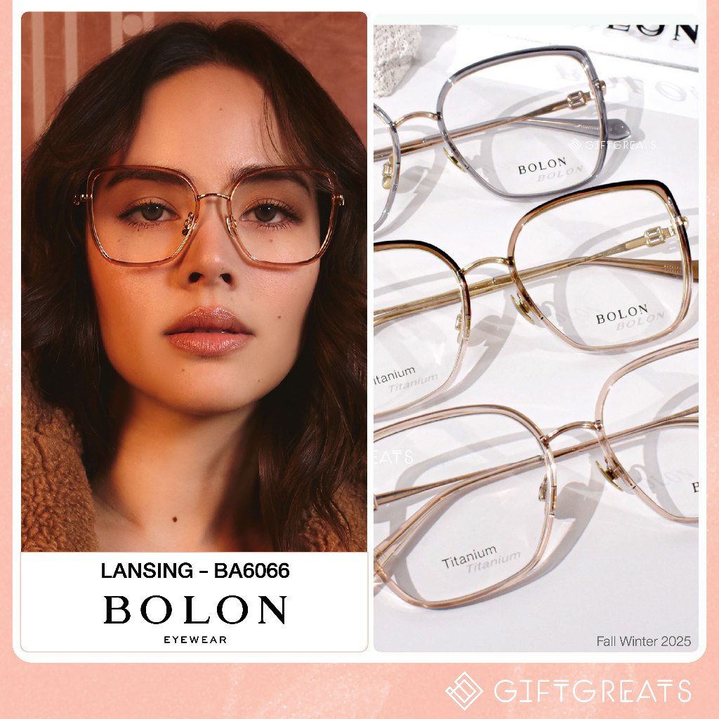 BOLON Lansing BA6066 - FW25 Bolon Eyewear กรอบแว่นตา โบลอน มีแบบเฉพาะกรอบ และพร้อมเลนส์ ทำค่าสายตาฟรี