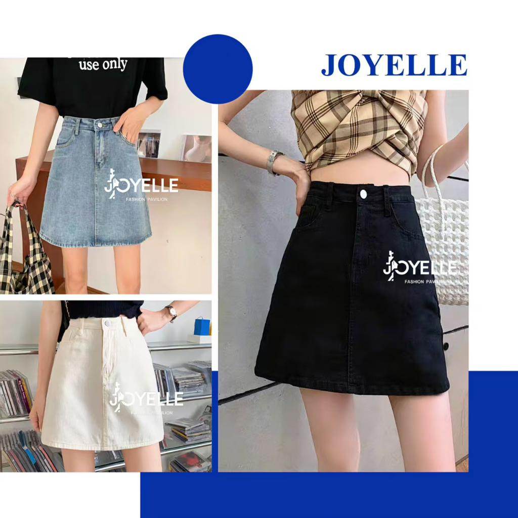 กระโปรงยีนลําลอง แต่งกระเป๋า แบบดิบ สําหรับผู้หญิง Lady Clothing