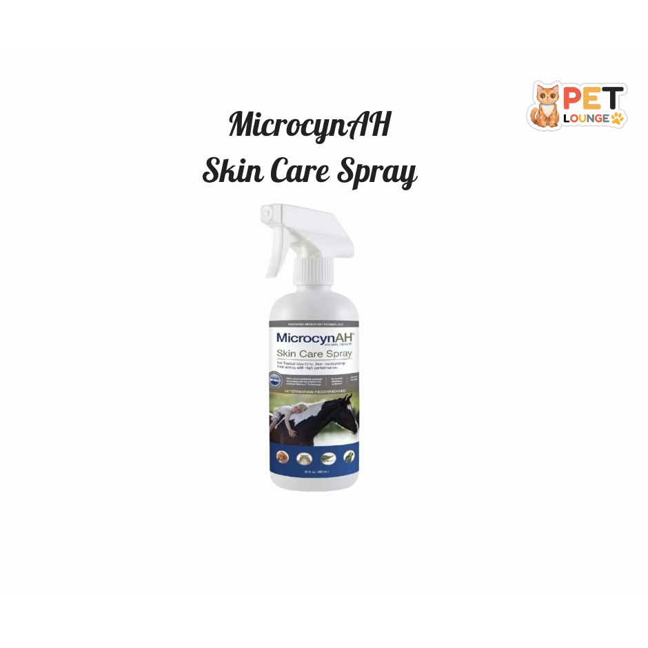 ถูกที่สุด Microcyn​AH​ Wound & Skin Care​ Spray 500ml สเปรย์พ่นแผล กำจัดเชื้อ ฟื้นฟูผิวหนัง ลดคัน ผื่นแดง สุนัข-แมว