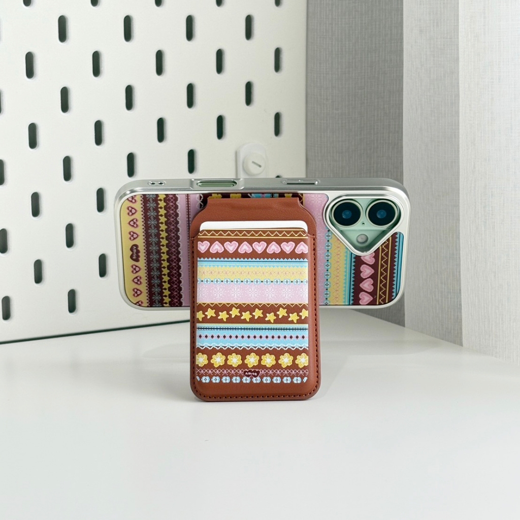 *แค่เคส*amuse stuff-case knit flower pattern เคสลายถักดอกไม้สุดน่ารัก🌼