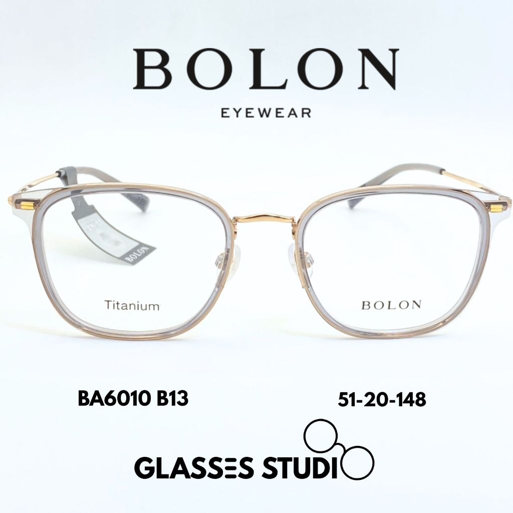 กรอบแว่น BOLON BA6010 (สีโรสโกลด์เทา,สีเทาเงิน) 51-20-148