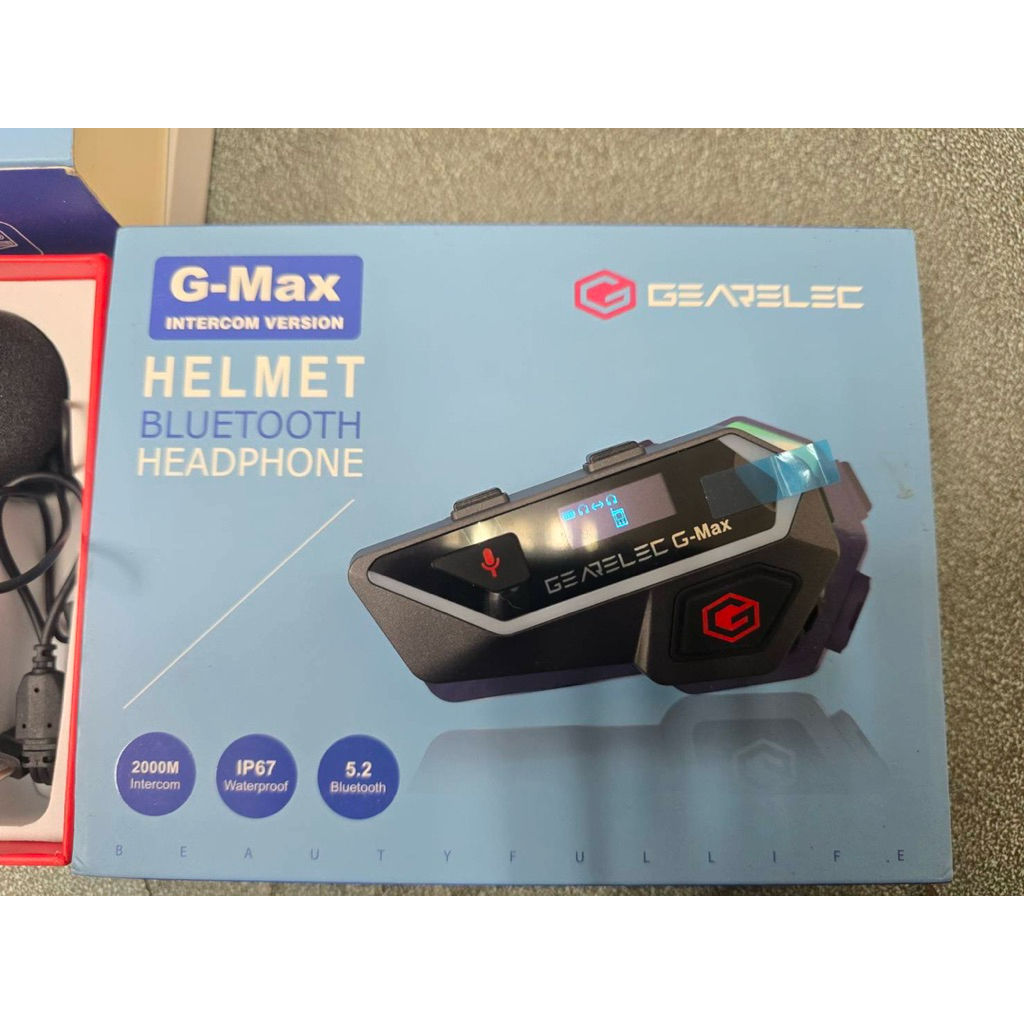 ลองเข้ามาดูสินค้า GEARELEC G-Max หมวกกันน็อคบลูทูธ อินเตอร์คอม BT5.2  กันน้ำ