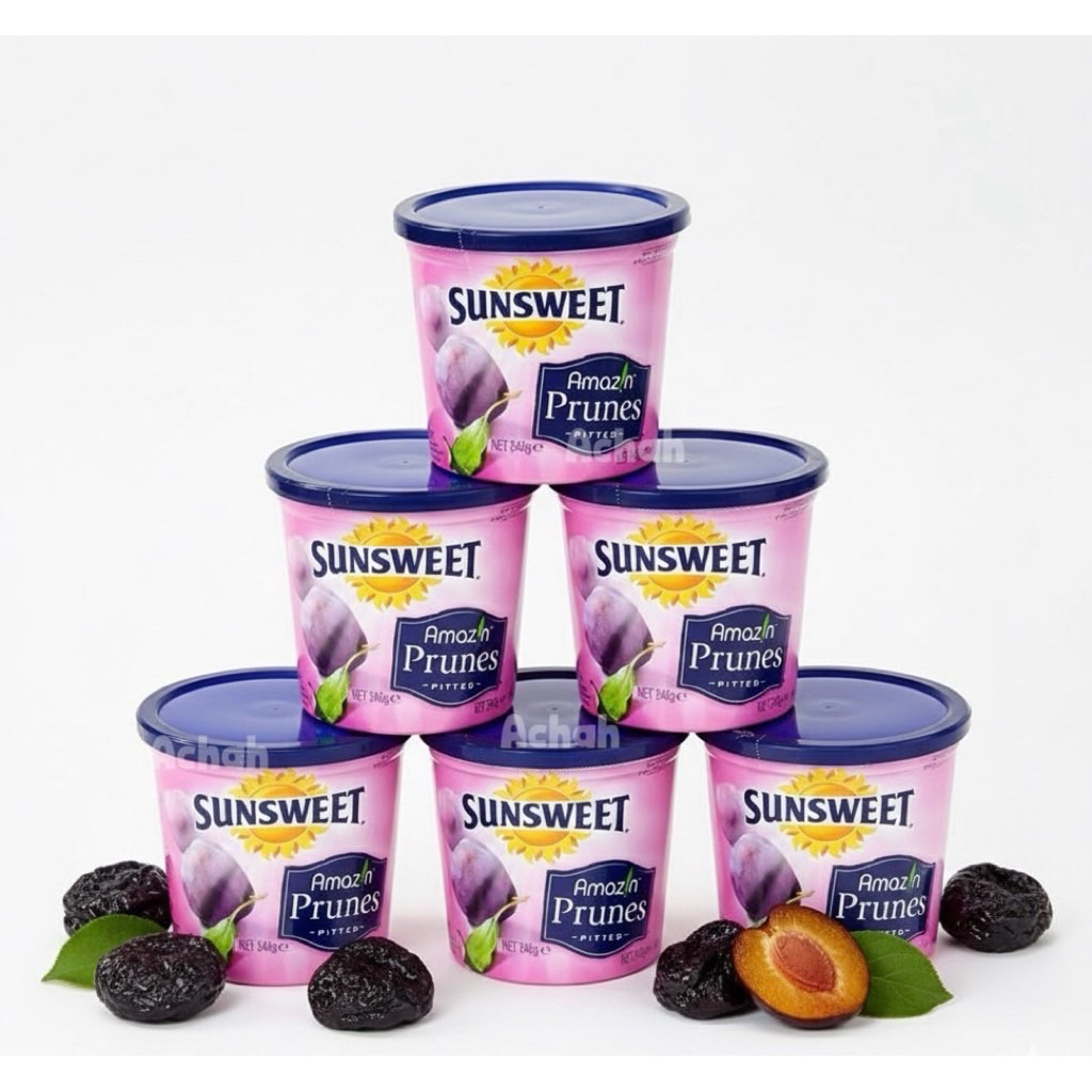 ลูกพรุนซันสวีท(SUNSWEET) ไม่มีเมล็ด ขนาด 340 กรัม (ขายยกลัง 12 กระปุก) รบกวนสั่งซื้อ1ลังต่ออเดอร์นะคะ