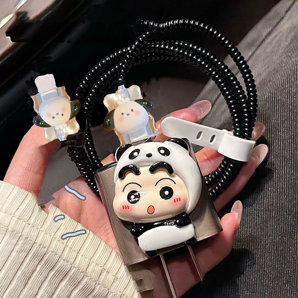 Cable Bite เคสสายชาร์จ Apple 18W/20W ลายการ์ตูน 5ชิ้น/ชุด thumbnail 6