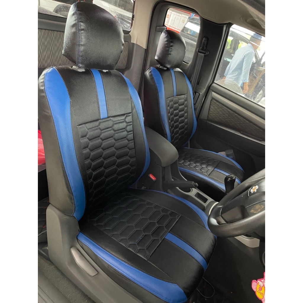 หุ้มเบาะสวมทับตรงรุ่น isuzu d-max cab 2012-2019 คู่หน้า ลายสปอร์ต - รูปที่ 4