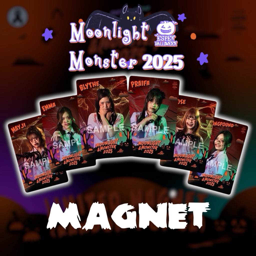 Magnet Moonlight&Monster 2025 Bnk48 Cgm48 Halloween