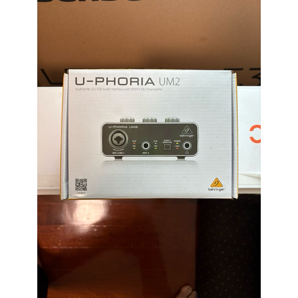 Usb Audio interface Behringer  UM2 แทบไม่ได้ใช้ ราคาดี ส่งฟรี