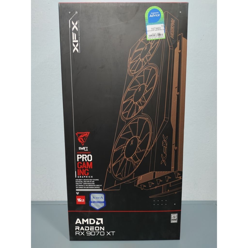 XFX RX 9070 XT SWIFT PRO GAMING 16GB