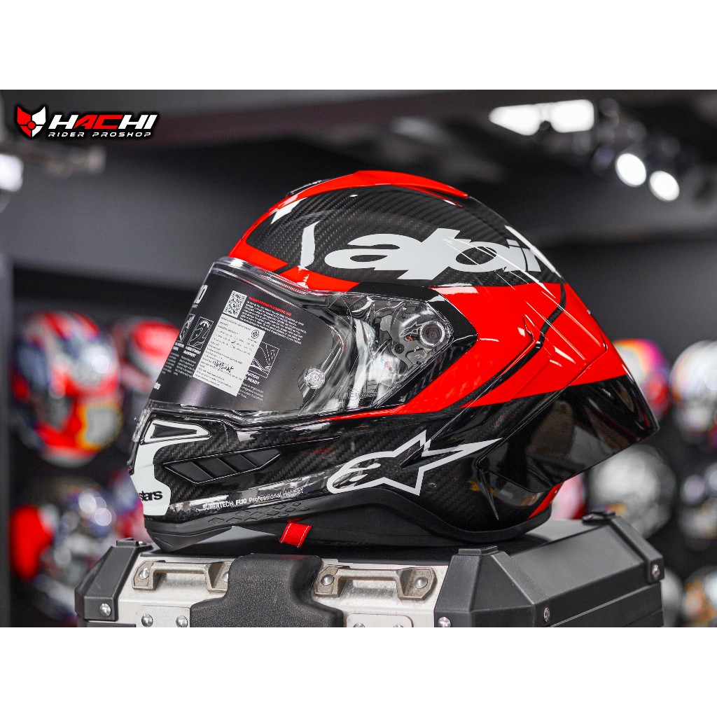 ALPINESTARS SUPERTECH R10 - Element Bright Red/White