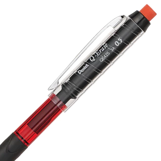 Pentel QE425 ดินสอกด เพนเทล พร้อมยางลบปลายด้าม ขนาด 0.5 มม