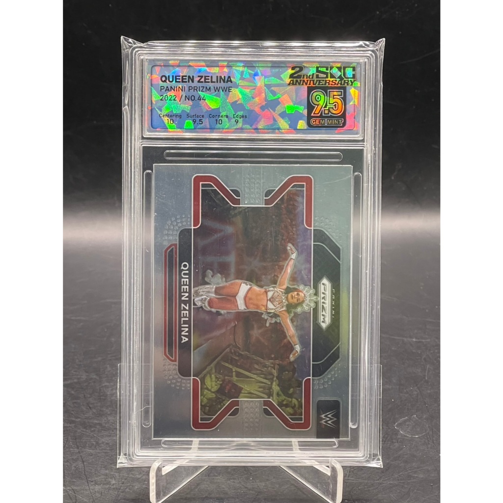 2022 Panini Prizm WWE Queen Zelina #44 | SQC 9.5 Gem Mint | RAW Superstar | “Queen of the Ring