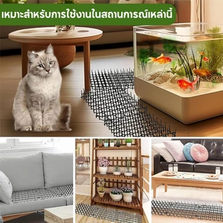 PETLUSCI หนามไล่แมว มี 2 ขนาด ไล่นก ไล่แมว ไล่จิ้งจก หนามไล่นก หนามแมว สามารถตัดได้ ไม่แตกหักเมื่องอ