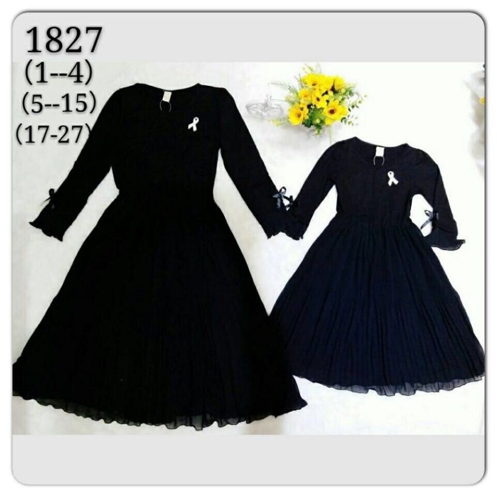 เดรสสีดำสำหรับเด็ก พร้อมส่ง