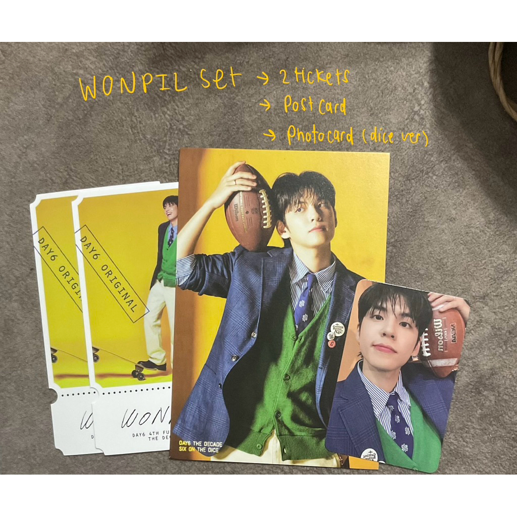 the decade day6 การ์ด วอนพิล dice ver postcard
