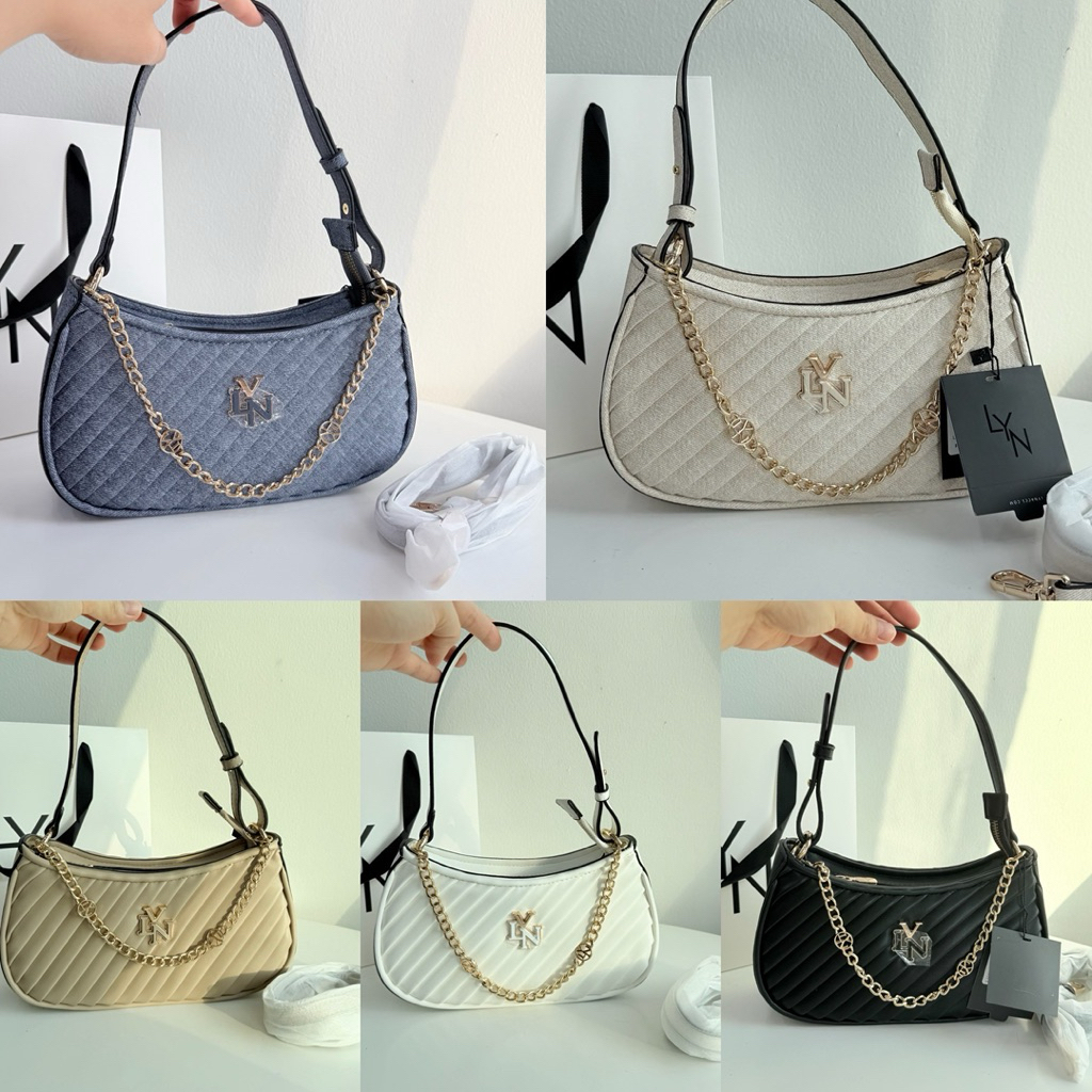 เข้าครบสี❤️ กระเป๋าสะพายข้าง ลินน์ มาใหม่พร้อม 3 สาย สามารถเลือกใช้ได้